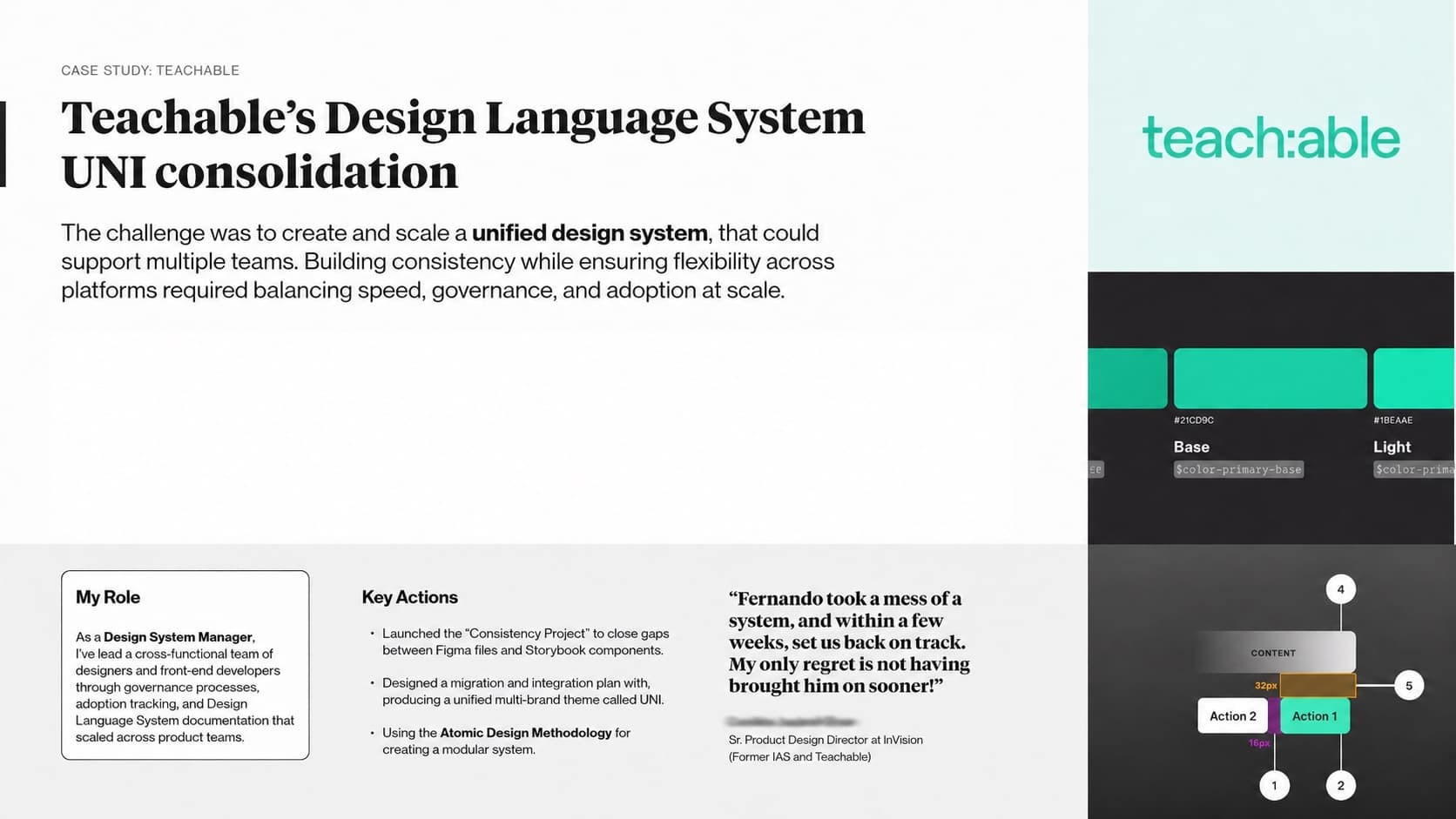 Teachable design language system overview